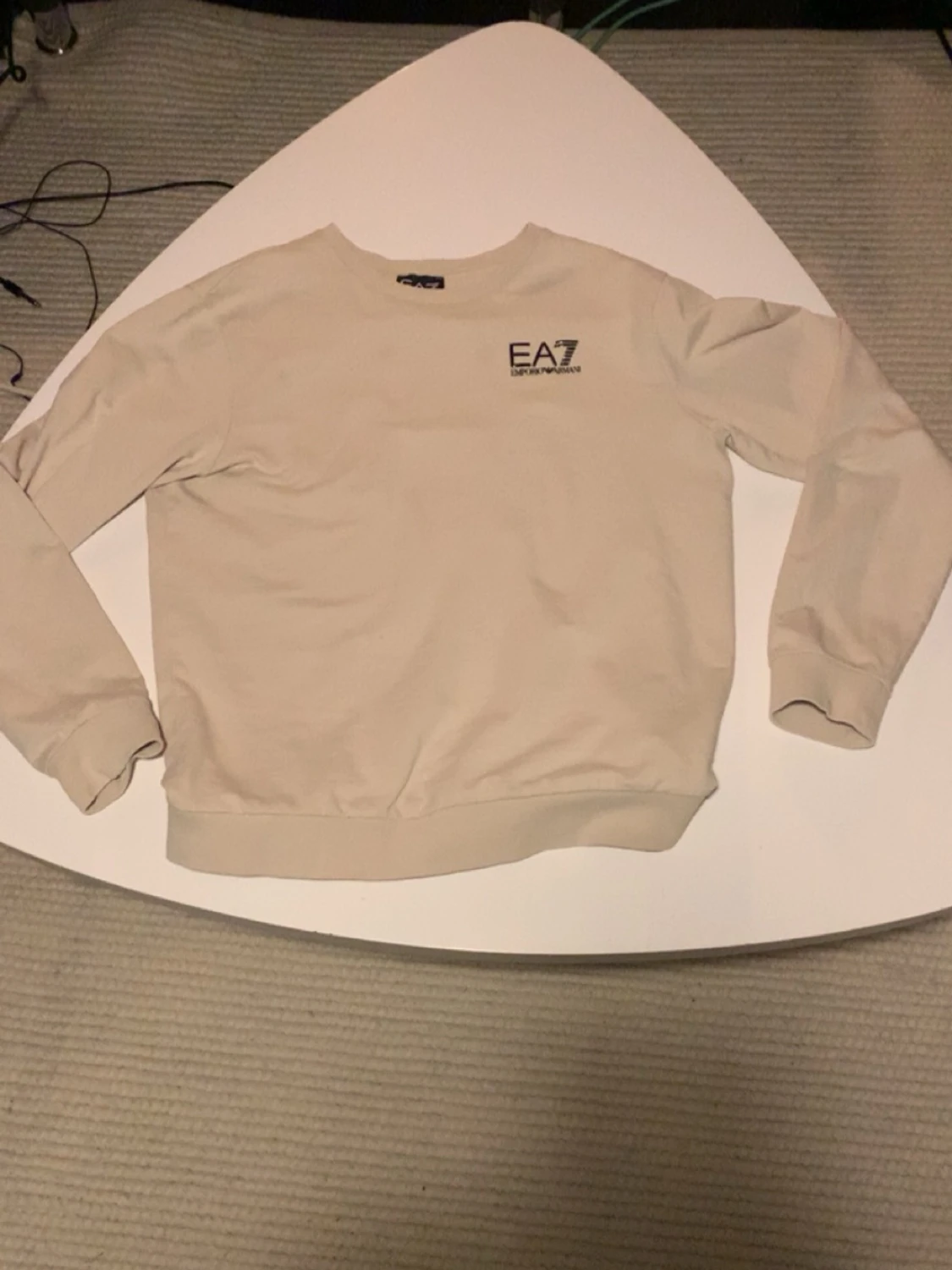 Beige sweatshirt från EA7 Emporio Armani - 1