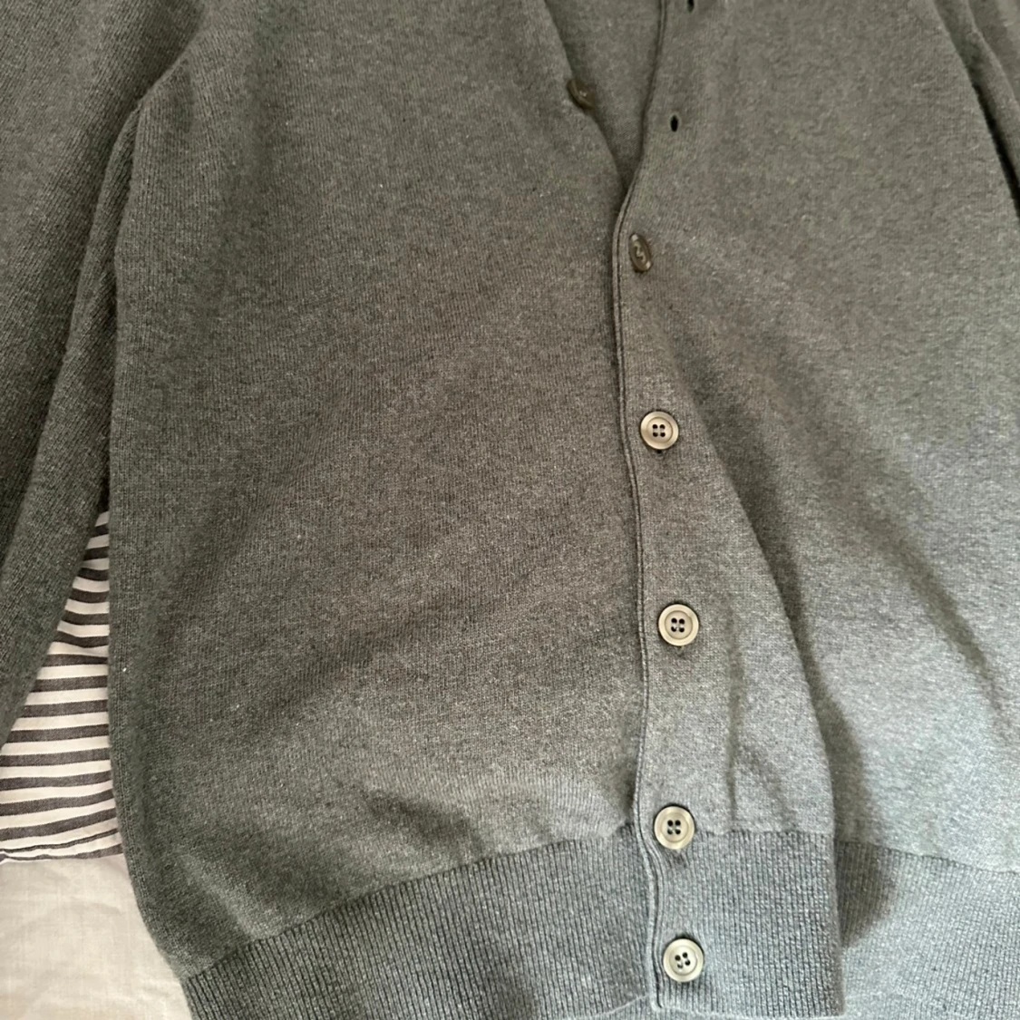 Grå grön cardigan la Chemise  - 3