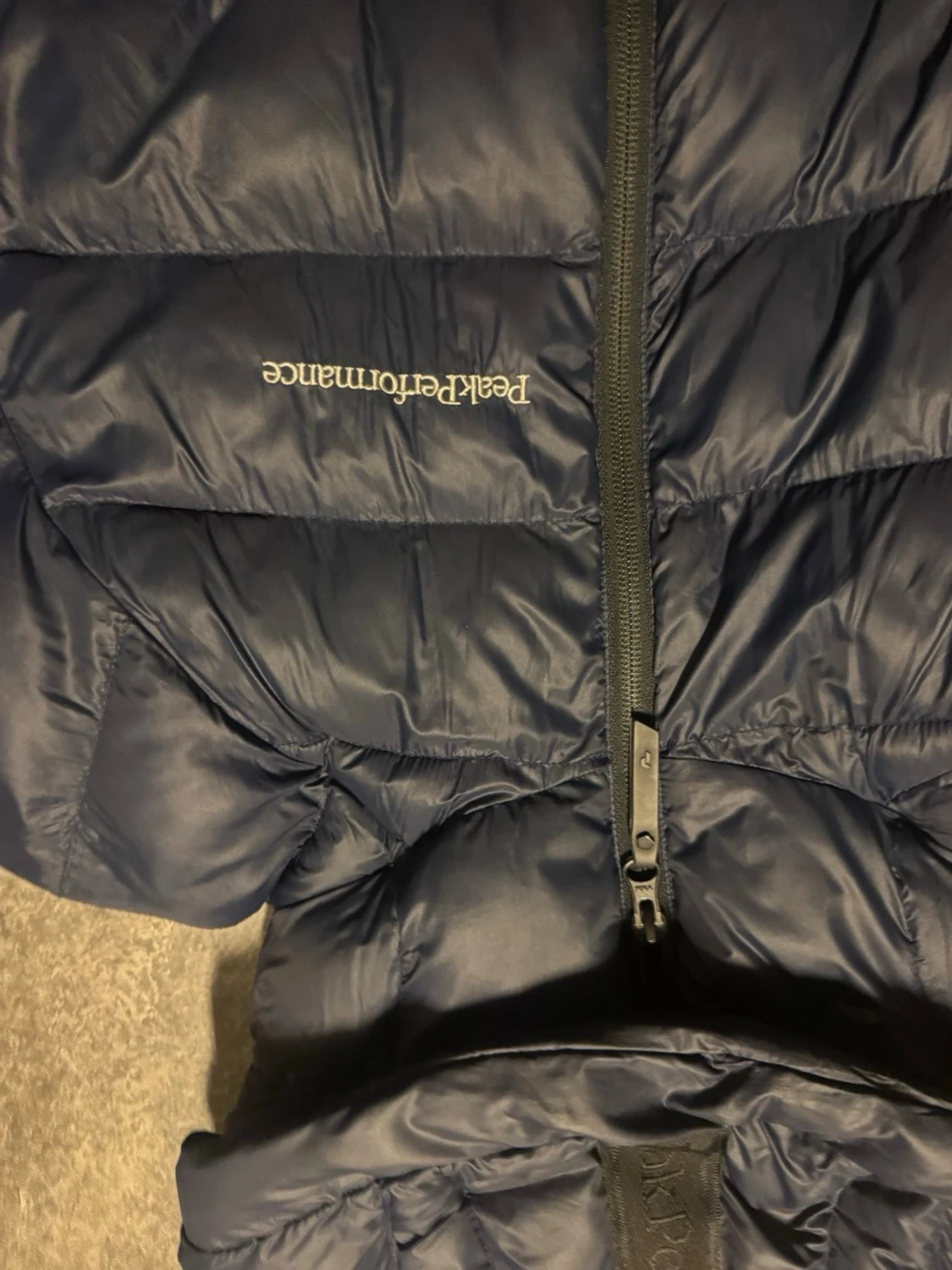 Mörkblå dunjacka Peak Performance S - 2