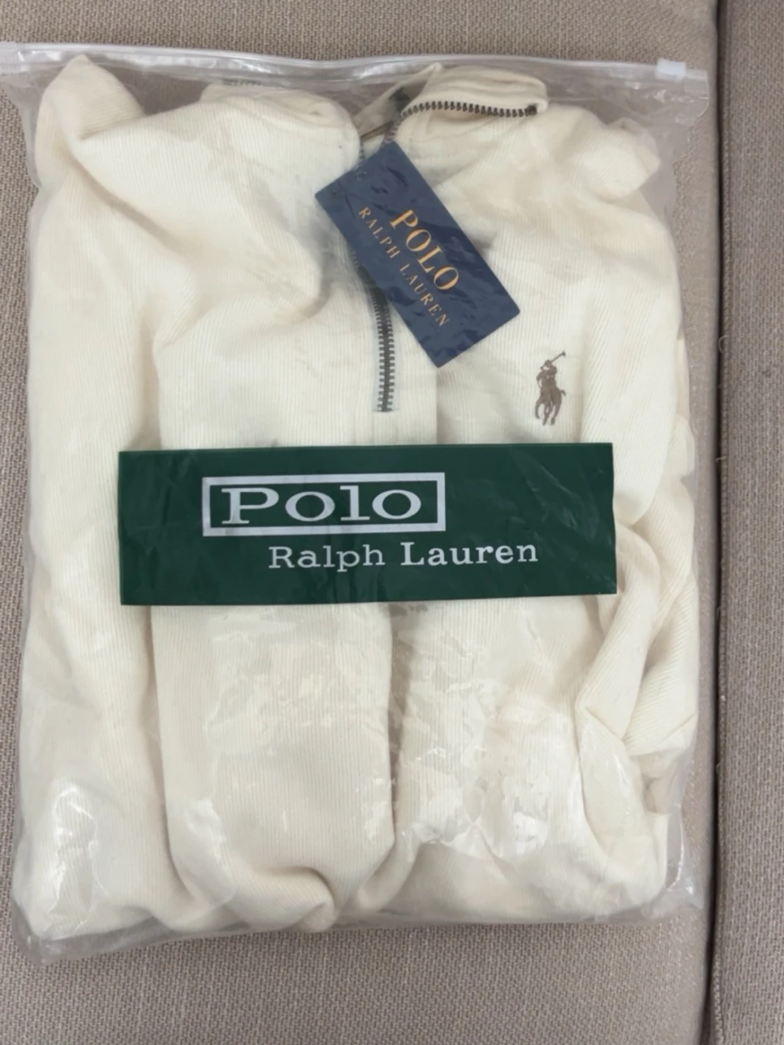 Beige halvzip från Polo Ralph Lauren - 4
