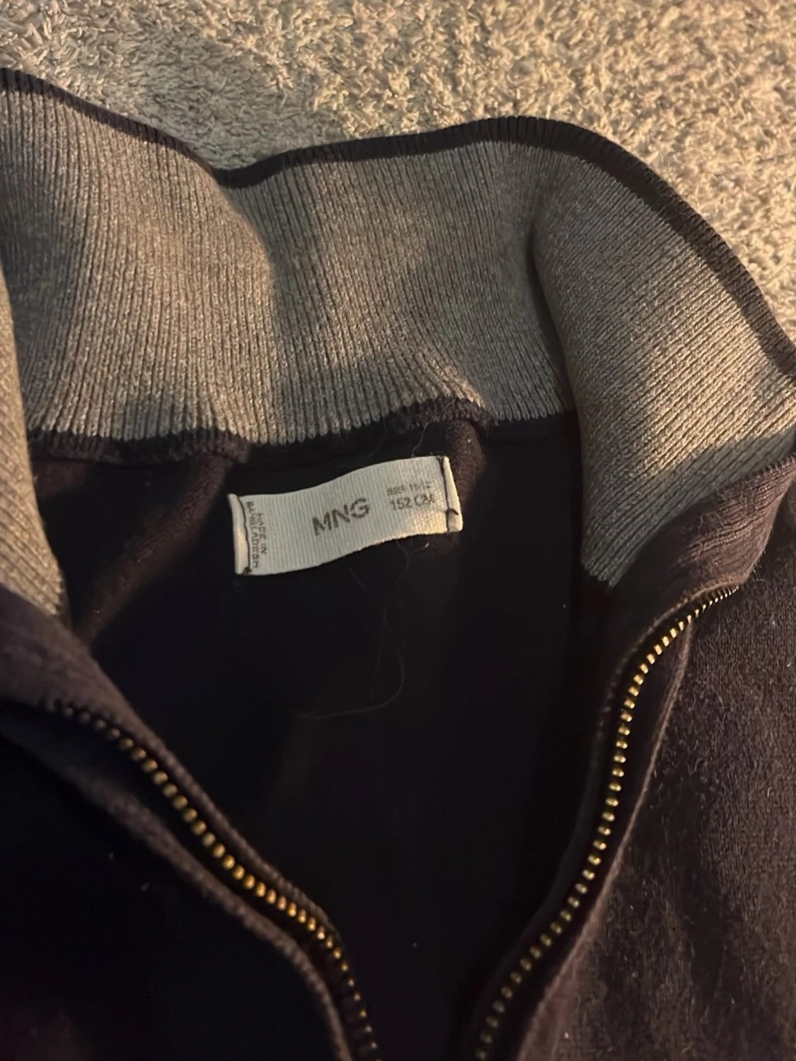 Mörkblå halvzip från MNG - 1