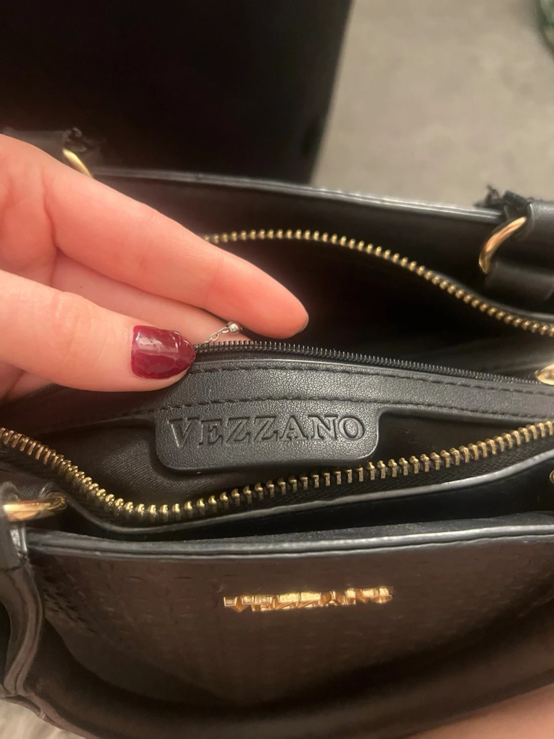 Svart handväska från Vezzano - 4