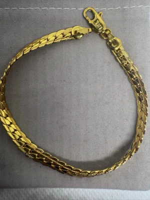 18k guldpläterad armband  - Helt ny 20 cm