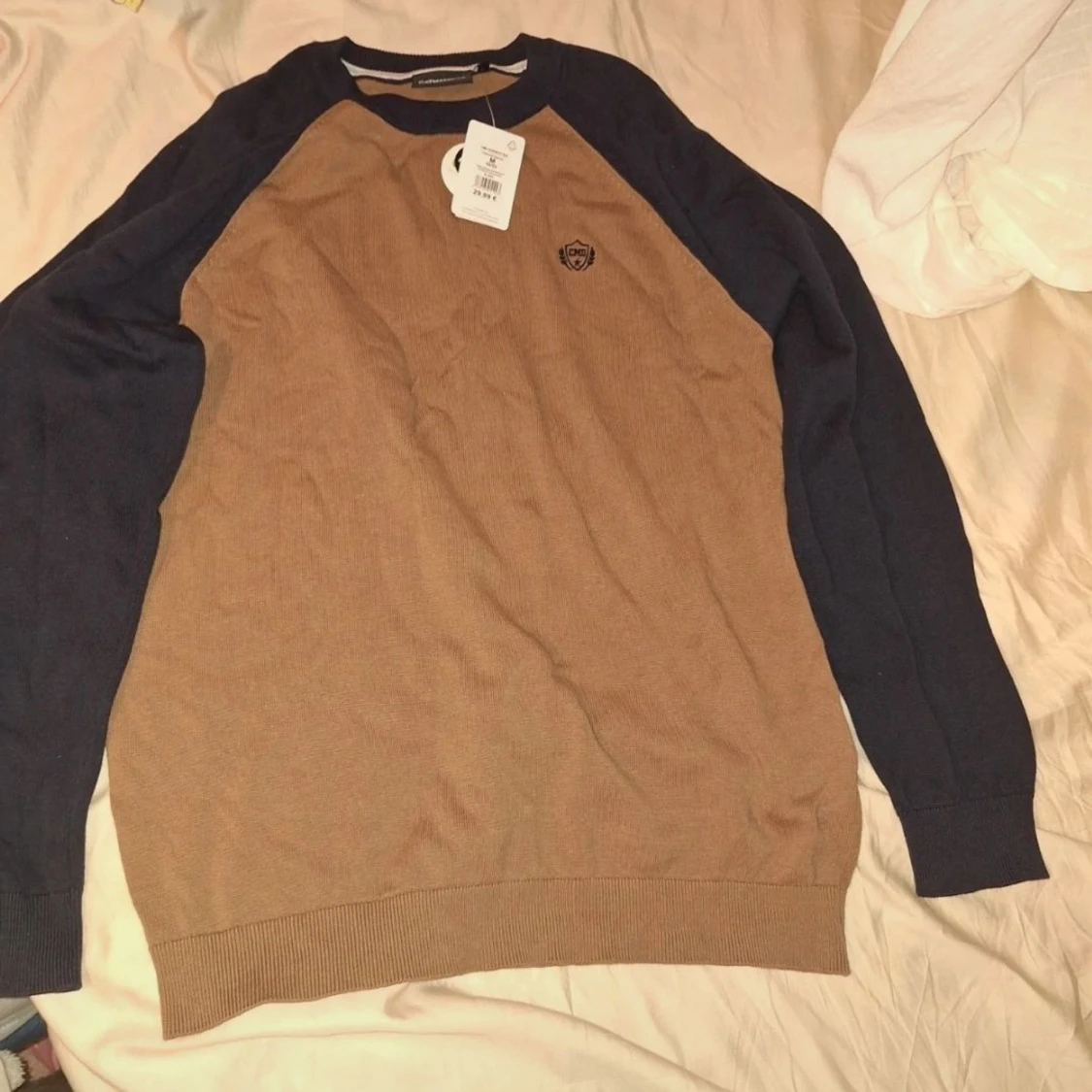 Brun och marinblå tröja Catmandoo M