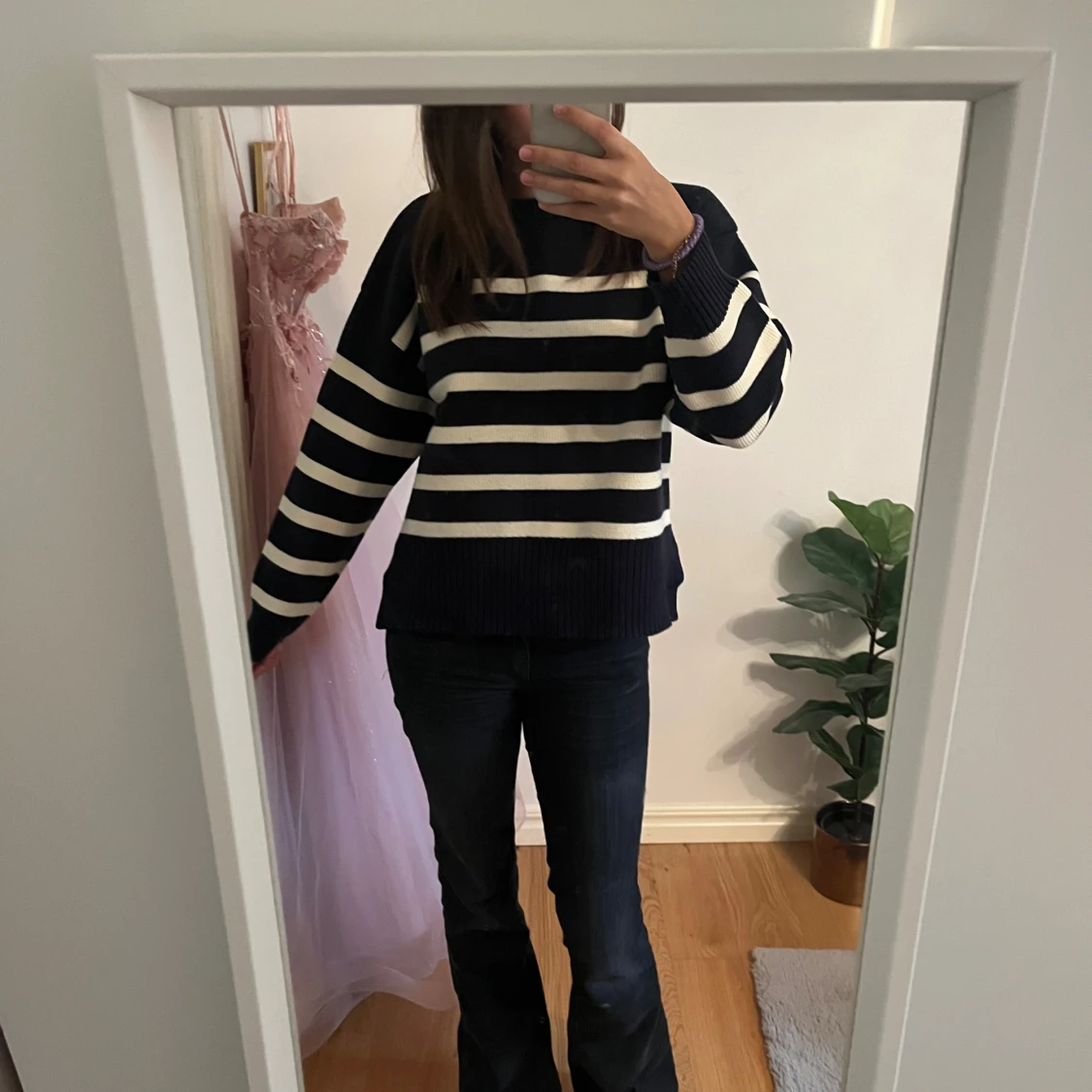 Randig stickad tröja från Zara - 1