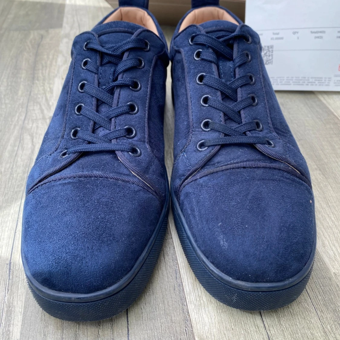 Louboutins mörkblåa  - 92