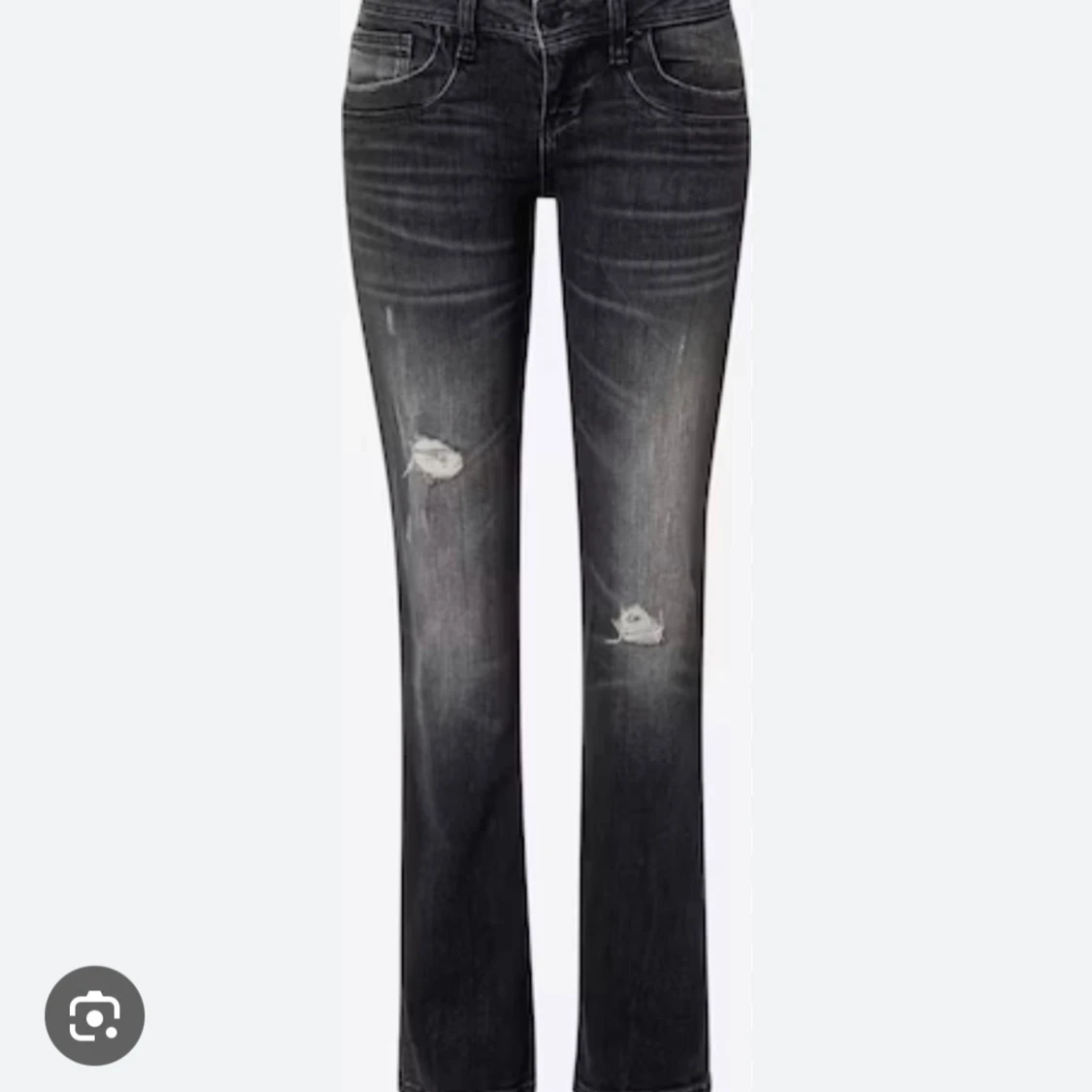 svarta bootcut jeans från ltb
