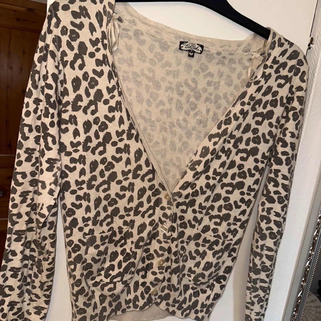 Leopardmönstrad kofta - 1