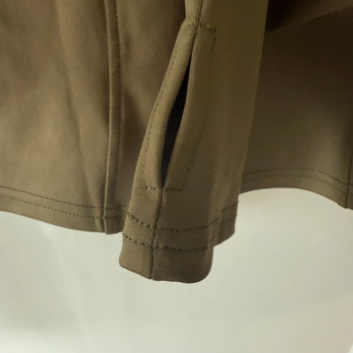 Olivgrön långärmad träningströja half zip - 2