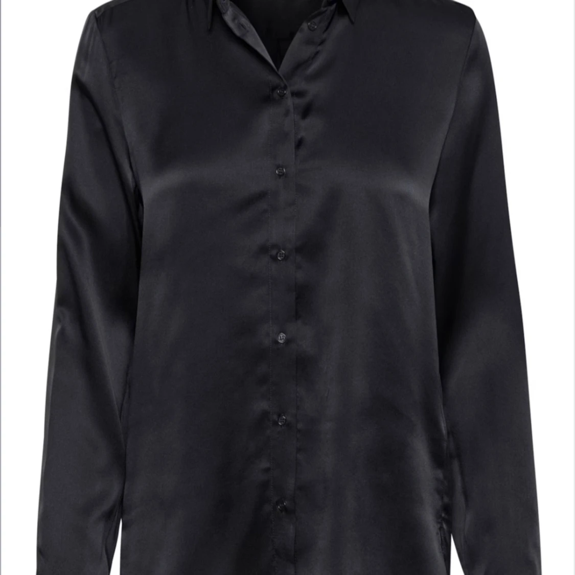 Silkeskjorta (100% silke) svart InWear