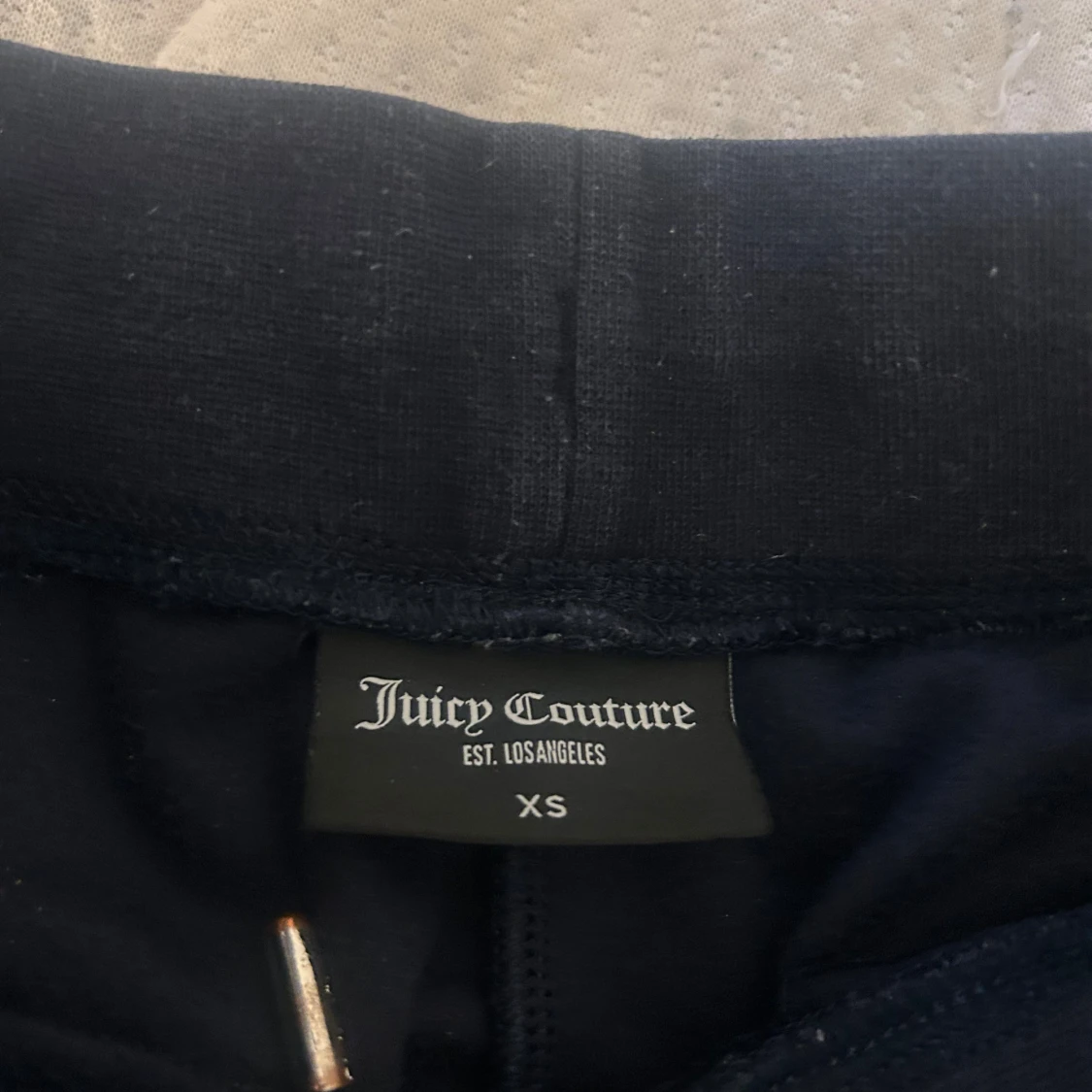 Mörkblå velourbyxor Juicy Couture XS - 1