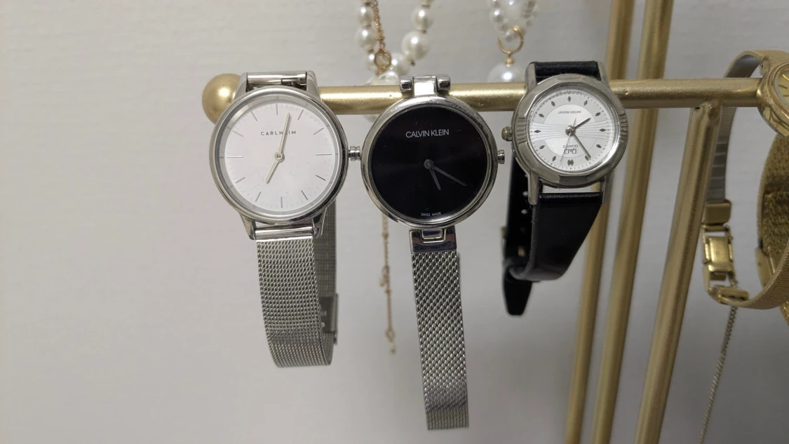 Mix damklockor i silver och guld - 1