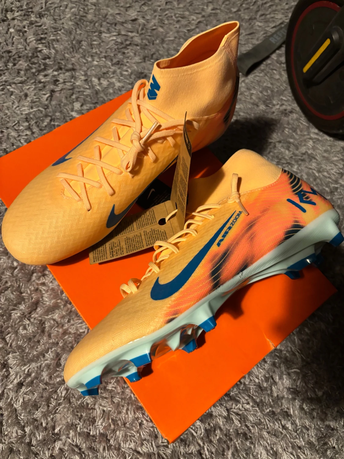 Nike Air Zoom orange fotbollsskor - 2