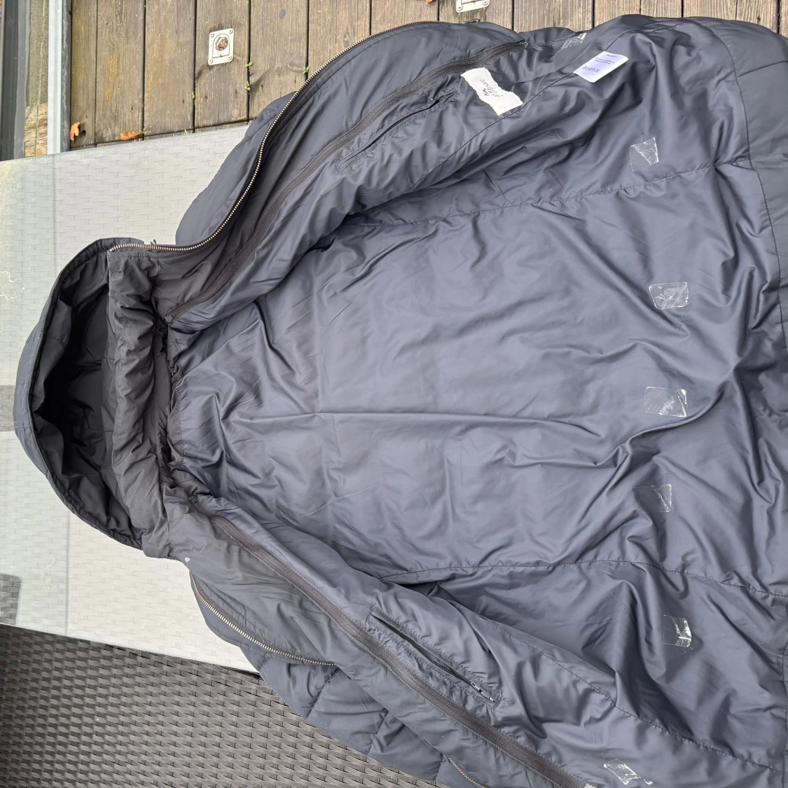 Mörkblå pufferjacka från John Henric - 1