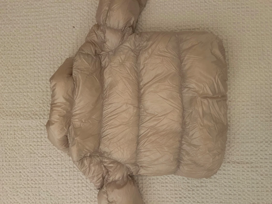 Beige dunjacka från Uniqlo S - 4