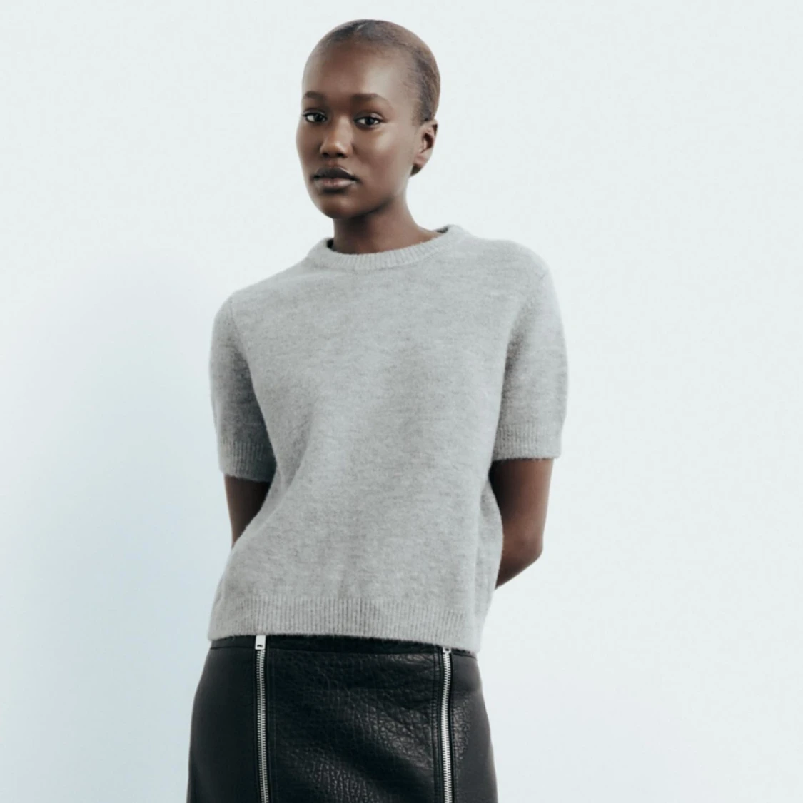 Stickad T-shirt zara - 1