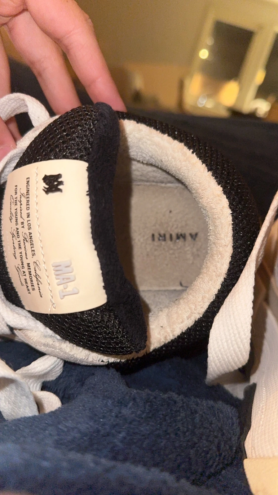 AMIRI MA-1 sneakers svart/vit - 5