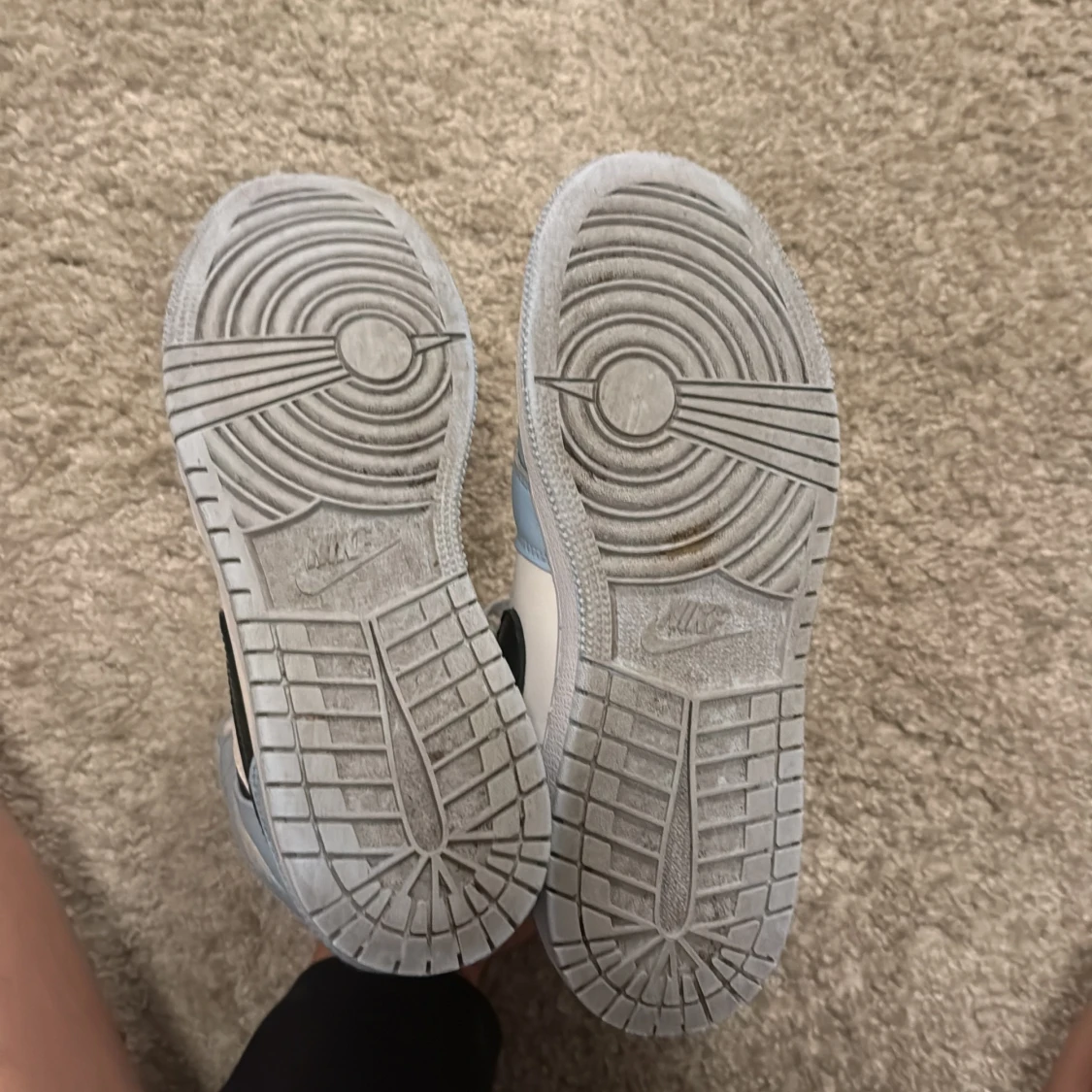 Nike Air Jordan 1 Mid UNC blå/vit - 2