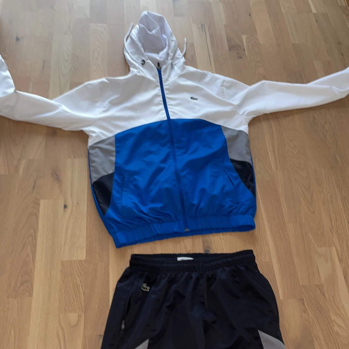 Lacoste Sport tracksuit blå/vit L - 1