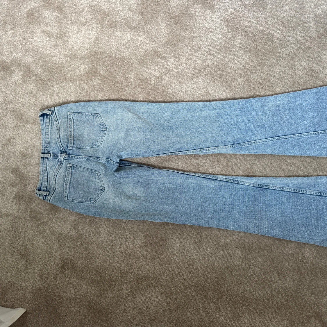 Bootcut jeans med snörning i midjan - 2