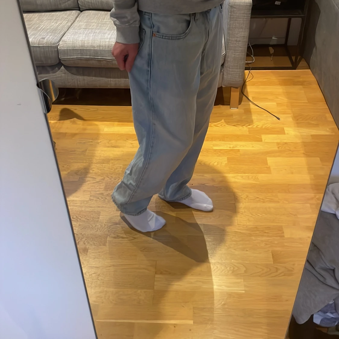 Levi's 501 ljusblå baggy jeans - 1