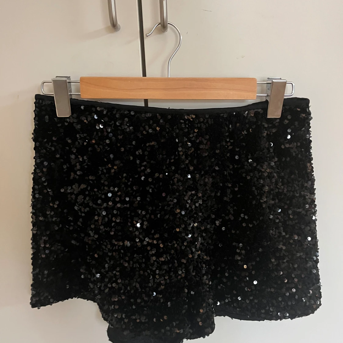 Svarta Paljettshorts - 2