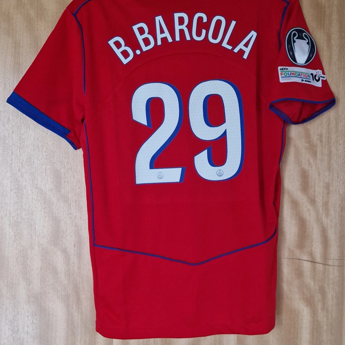 Bradley Barcola fotbollströja PSG 25-26 - 3