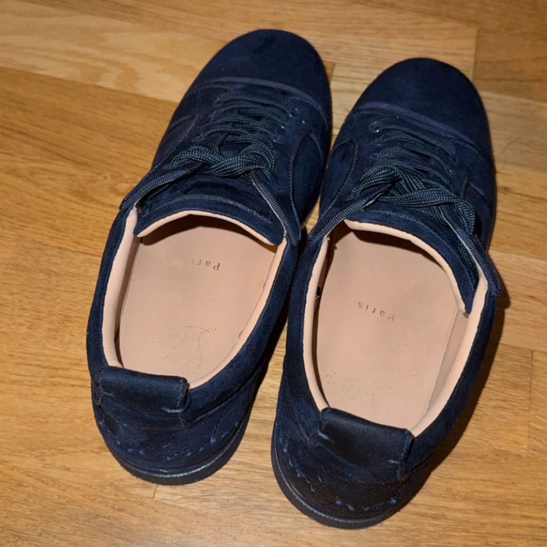 Mörkblå Christian Louboutin sneakers - 3