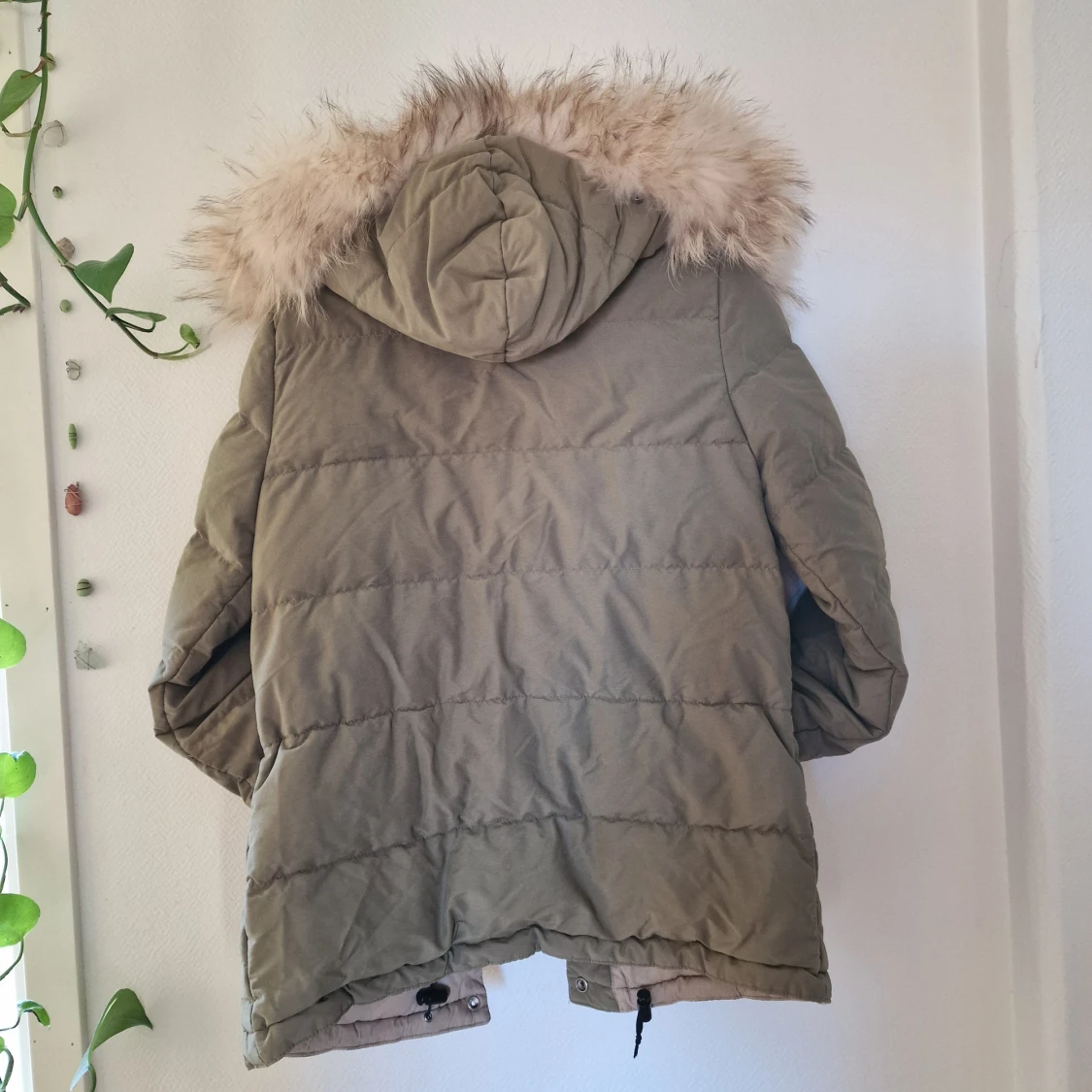 Khakifärgad pufferjacka från Ralph Lauren - 1