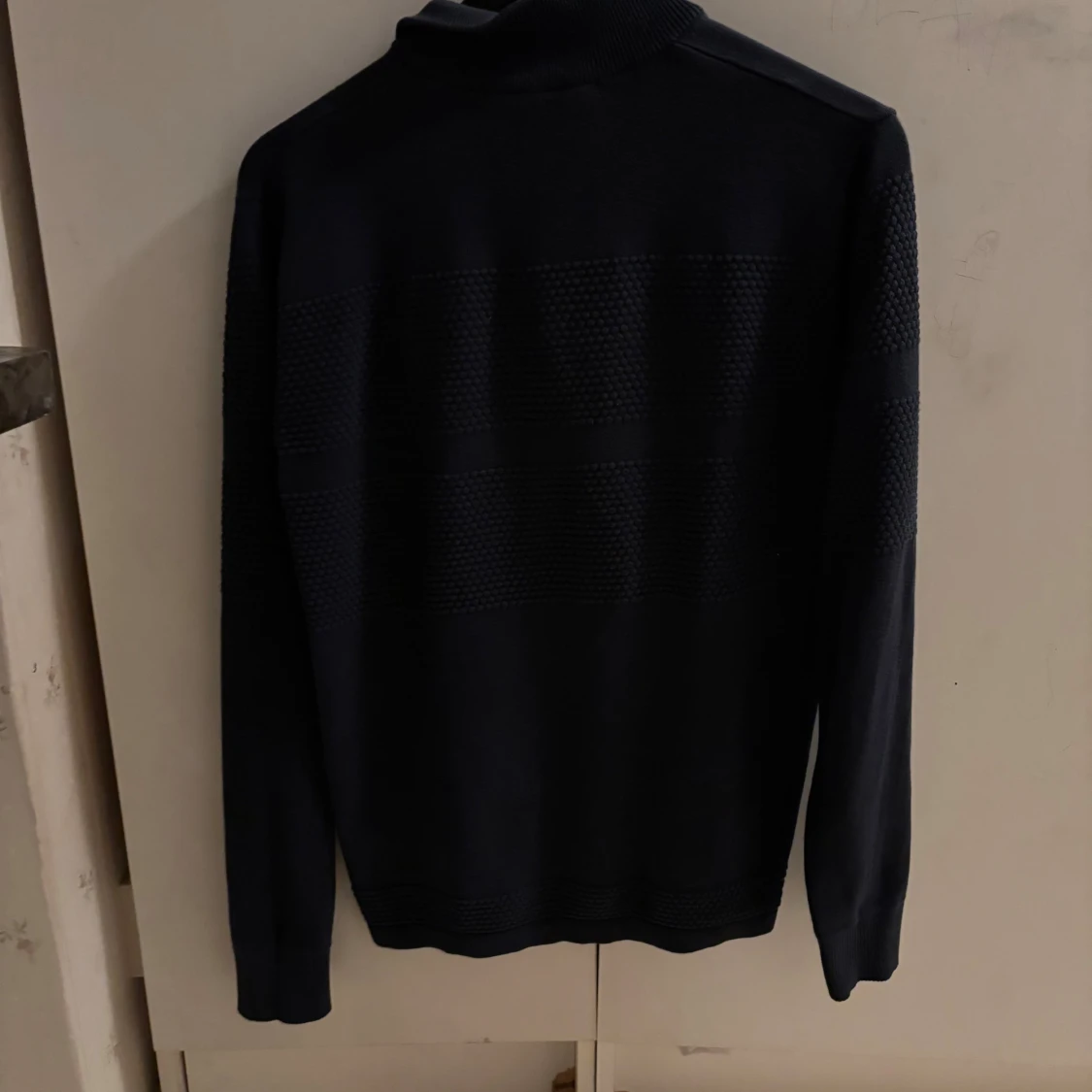 Mörkblå stickad tröja Selected Homme - 1