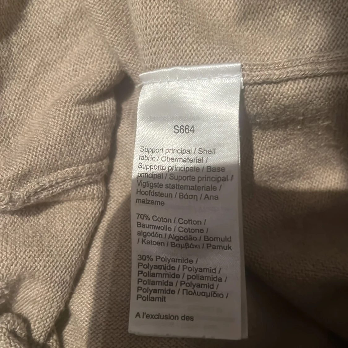 Beige tröja från Lacoste - 2