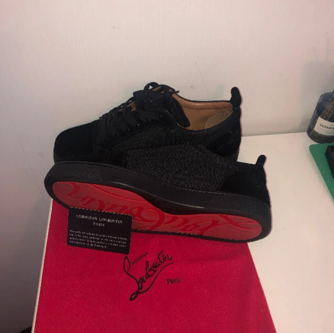 Svarta sneakers från Christian Louboutin - 1