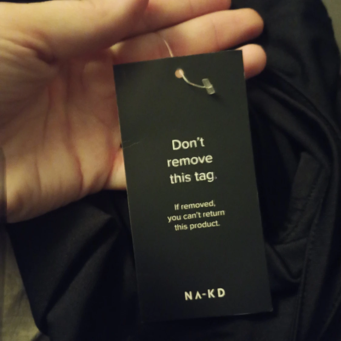 Svart kort klänning från NA-KD - 2