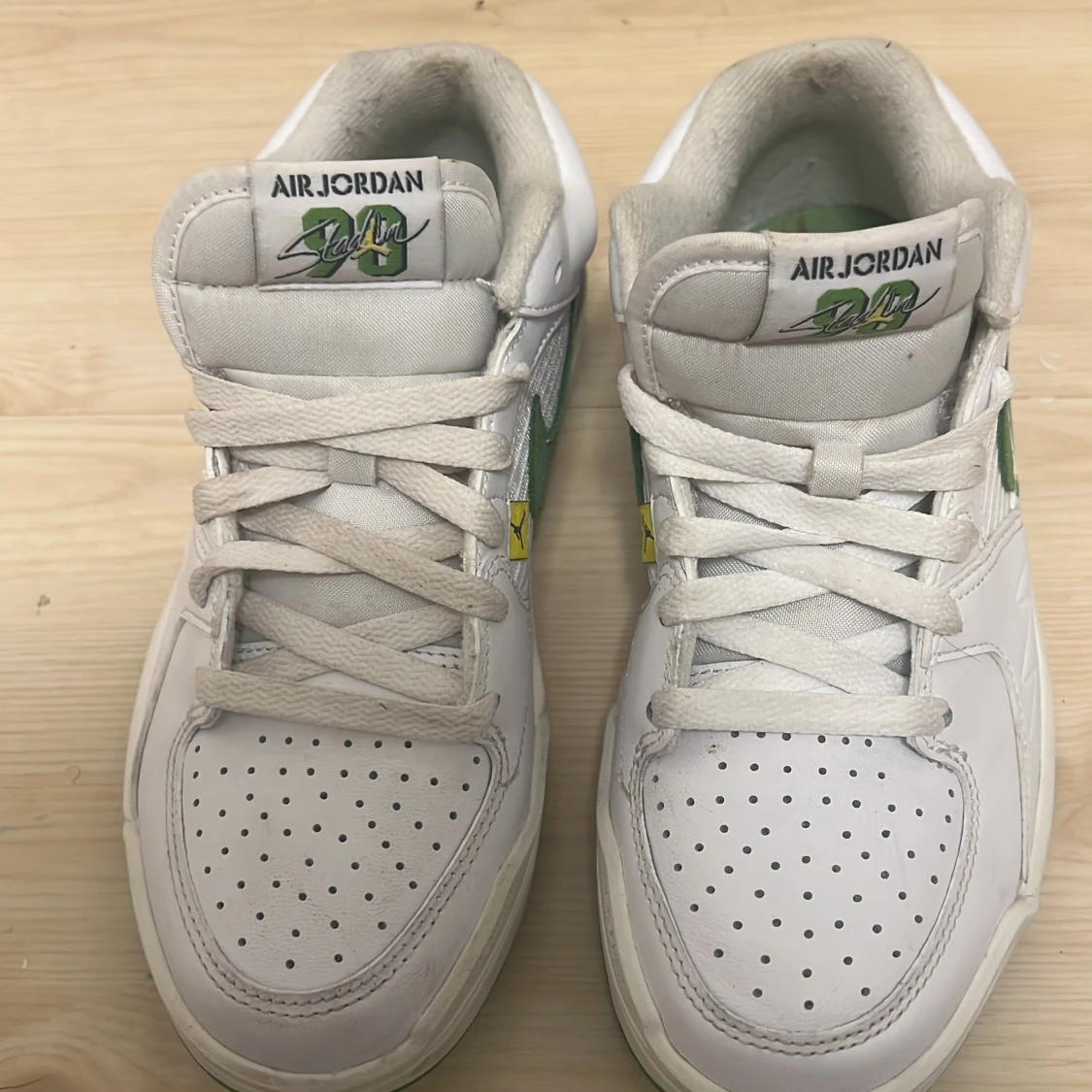 Nike Air Jordan 2 Low vit/grön - 3