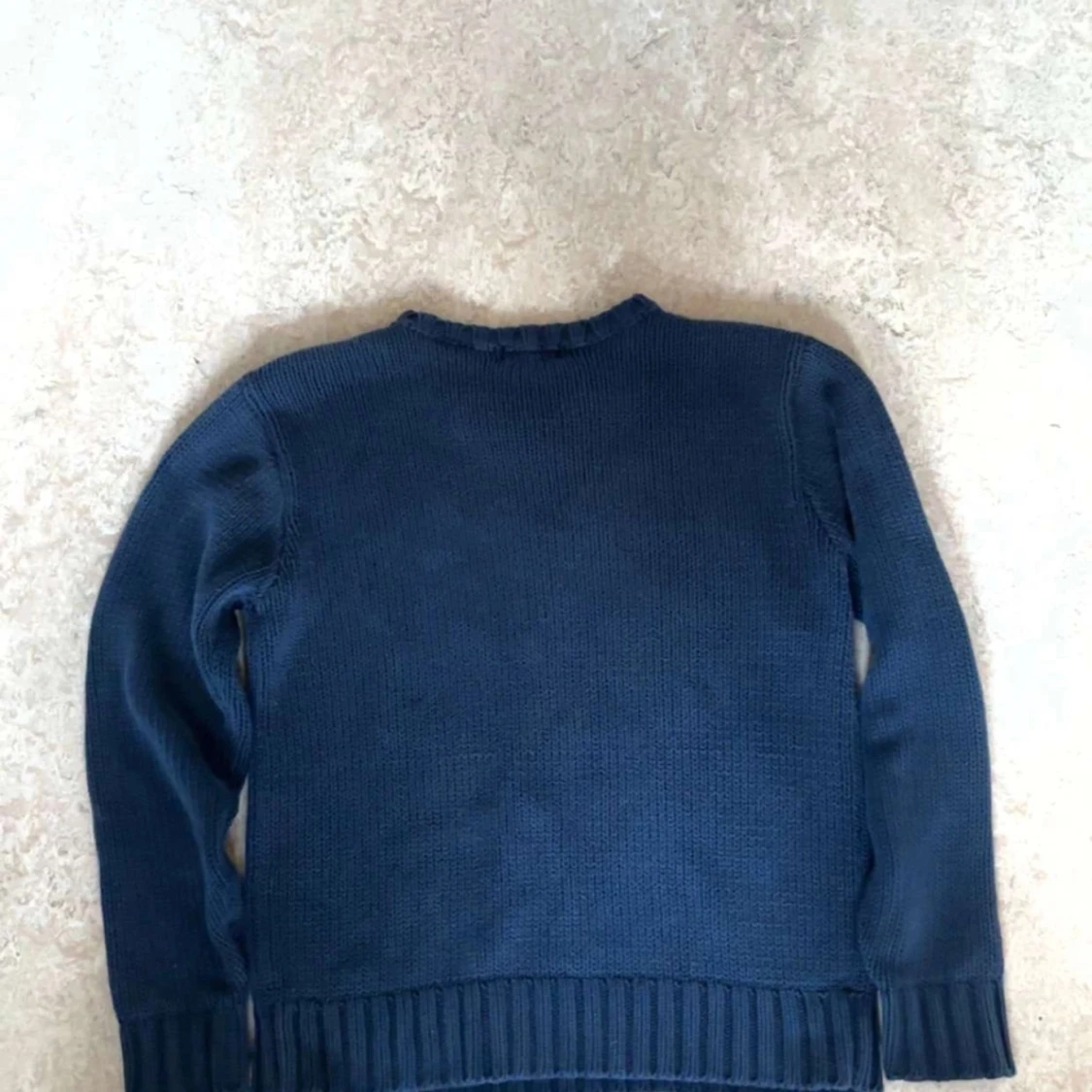 Mörkblå stickad tröja Polo Ralph Lauren - 1