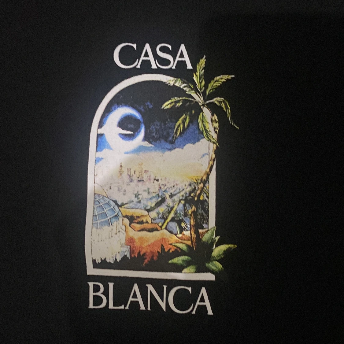 Svart sweatshirt från Casablanca