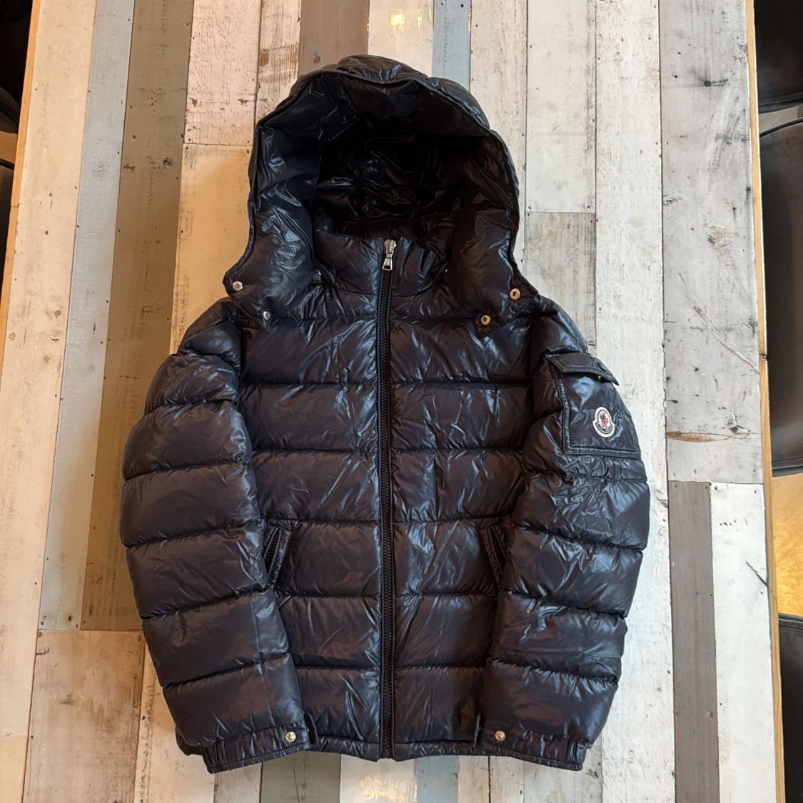 Navy blue Moncler Maya