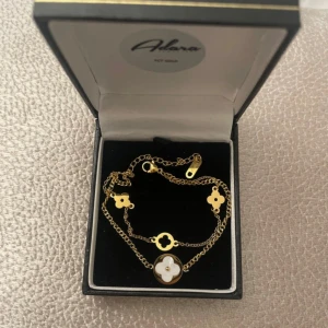 Guldpläterad armband - Rostar inte, boxen ingår ej