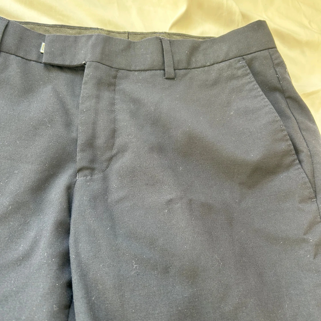 Svarta kostymbyxor med raka ben - 2