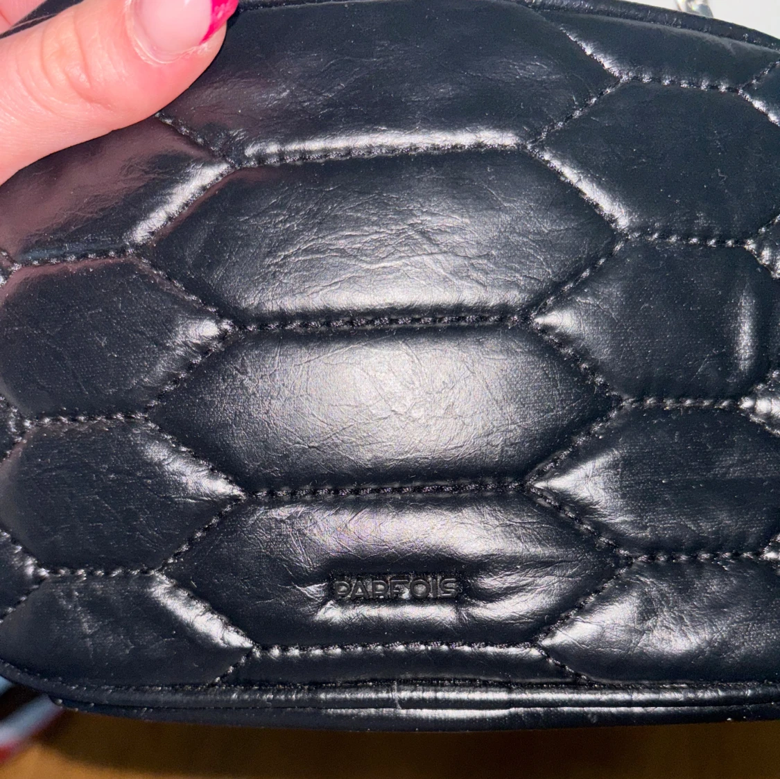 Svart quiltad axelväska från Parfois - 3