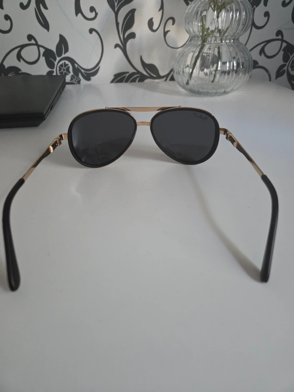 Ray-Ban aviator solglasögon guld/svart - 3