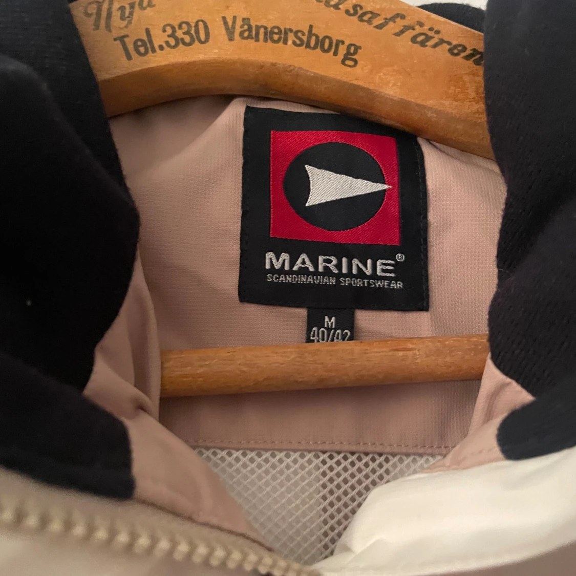 Beige vindjacka från Marine Scandinavian - 2