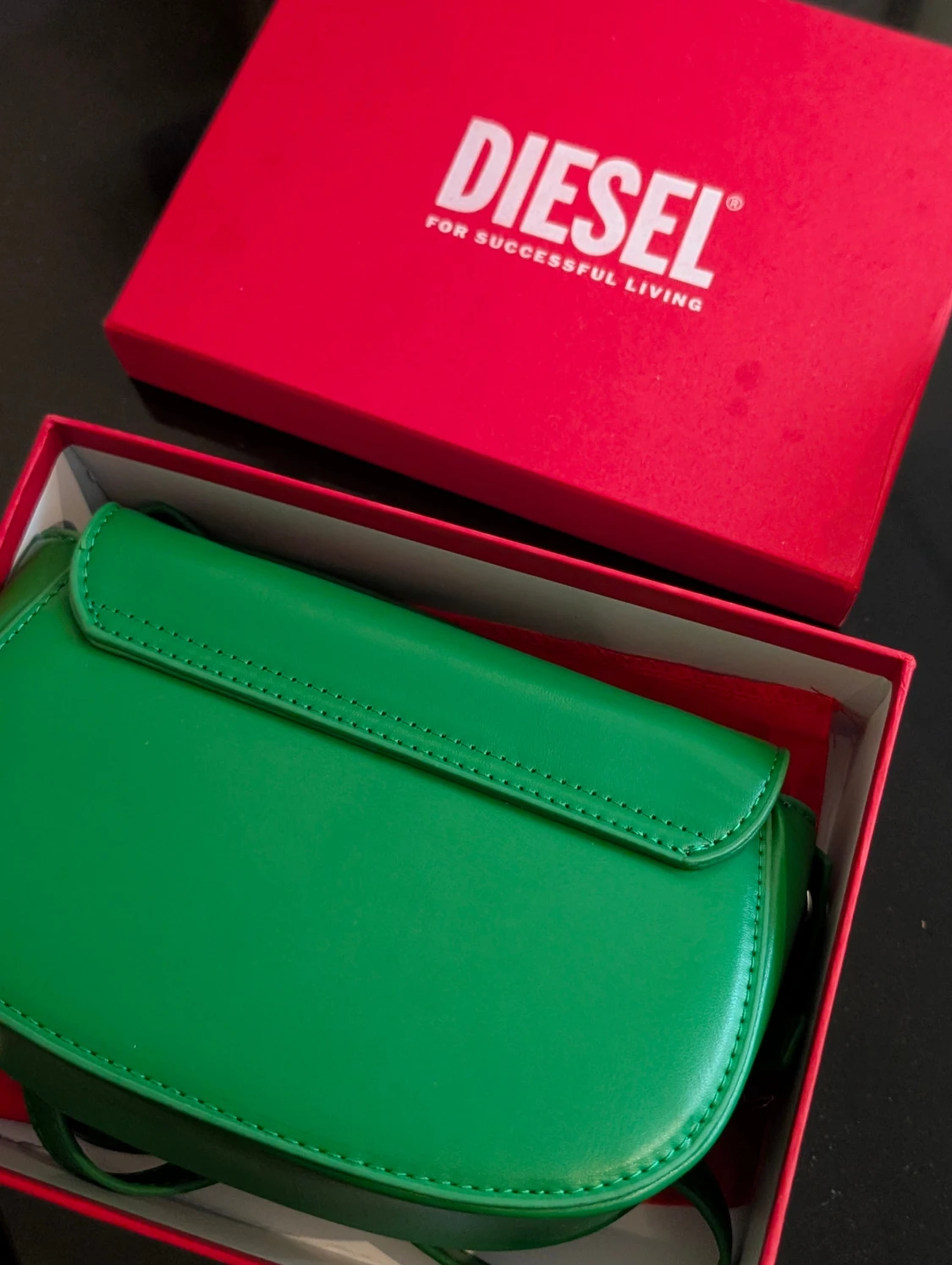 Grön axelväska från Diesel - 4