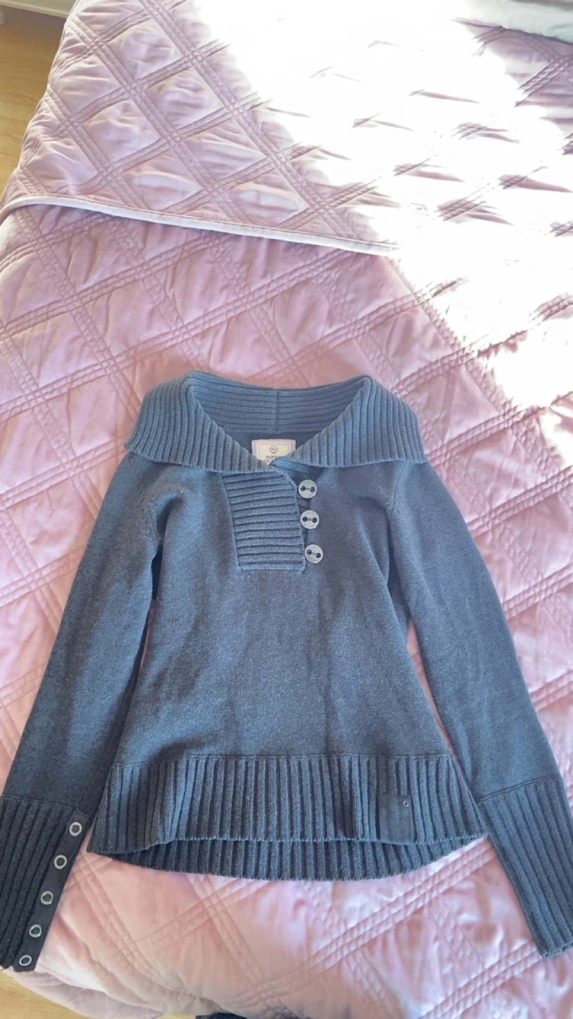 Grå stickad tröja Esprit de Corp