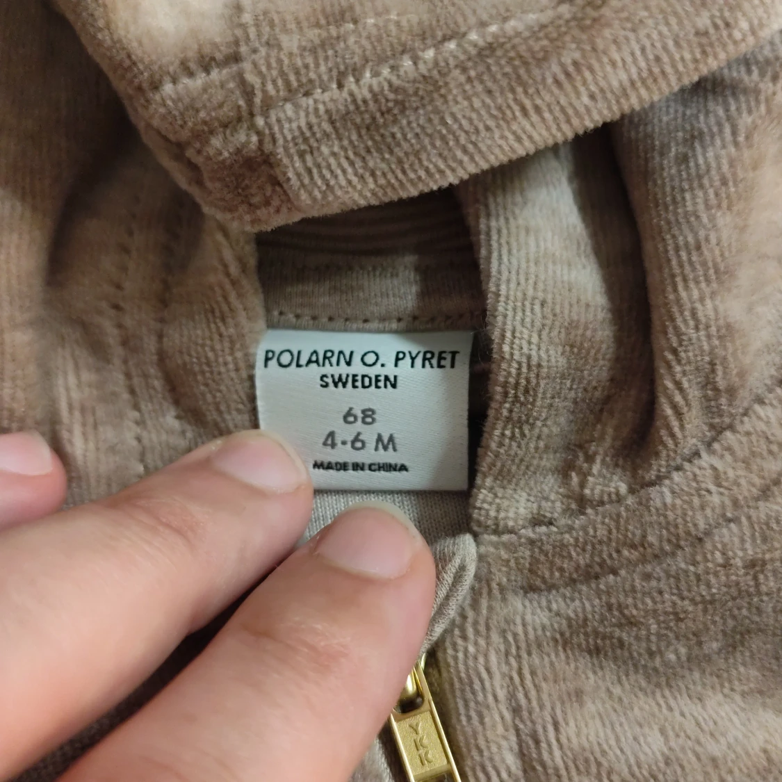 Beige mjukisbyxor från Polarn O. Pyret - 2