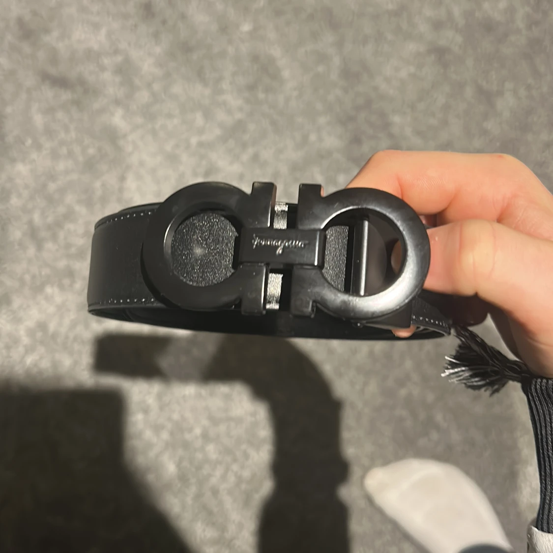 Svart skärp från Salvatore Ferragamo - 1