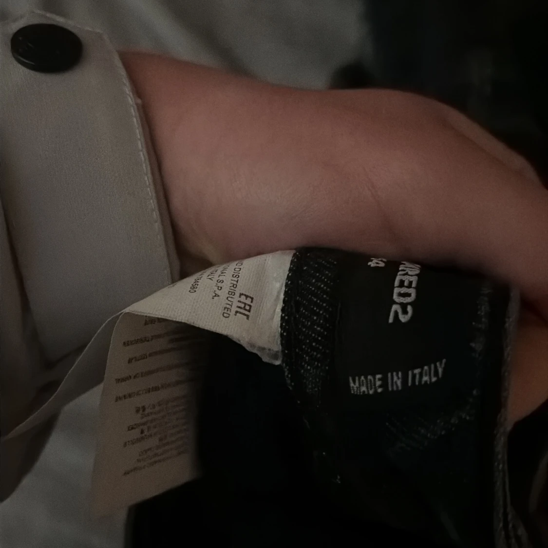 Svarta Dsquared2 jeans med patches - 4