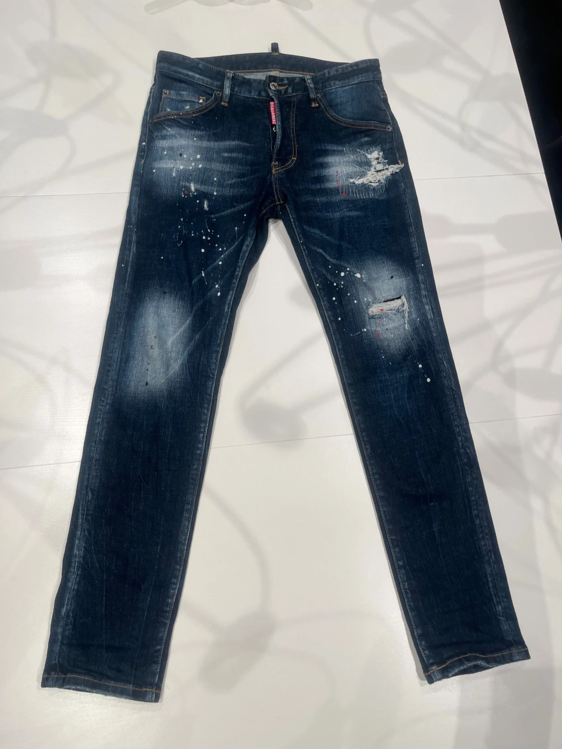 Dsquared2 mörkblå slim jeans - 3