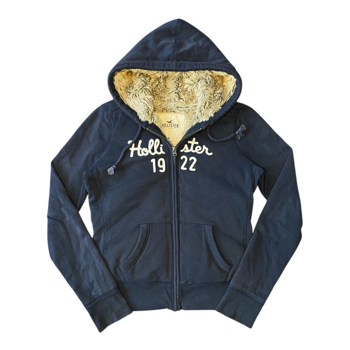 Hollister fodrad zip up hoodie