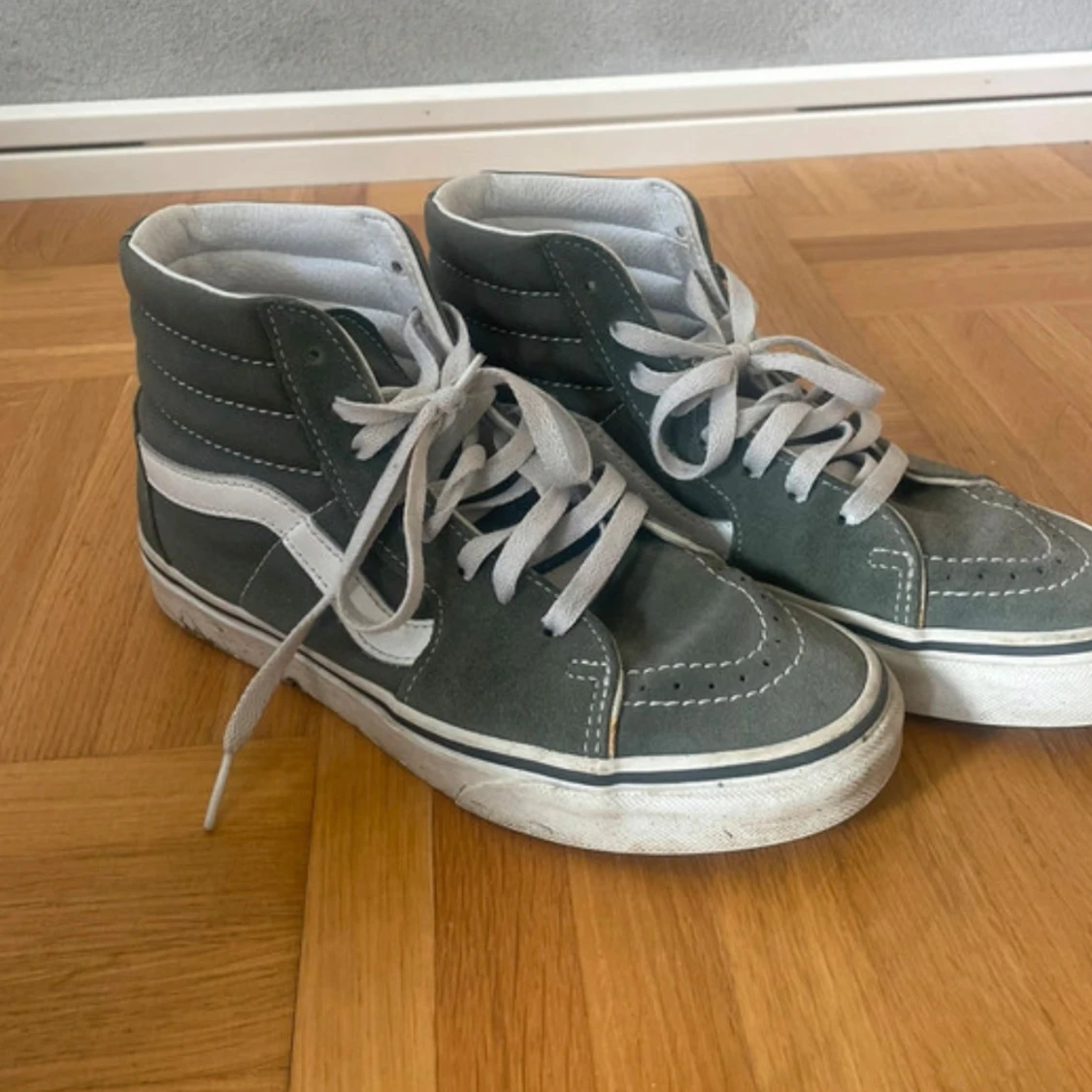 Gröna Vans Sk8-Hi sneakers
